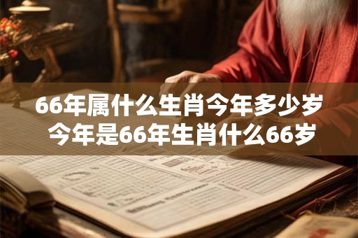 66年属什么生肖今年多少岁 今年是66年生肖什么66岁的人今年是多少岁