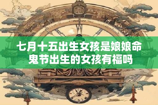 七月十五出生女孩是娘娘命 鬼节出生的女孩有福吗