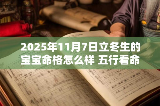 2025年11月7日立冬生的宝宝命格怎么样 五行看命运