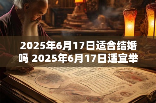 2025年6月17日适合结婚吗 2025年6月17日适宜举办婚礼吗 2025年6月17日适合结婚吗 2025年6月17日适宜举办婚礼吗