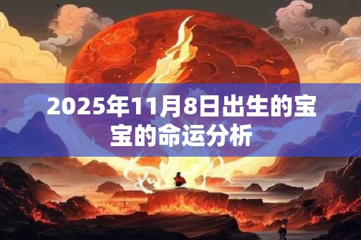 2025年11月8日出生的宝宝的命运分析