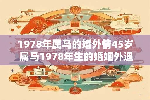 1978年属马的婚外情45岁 属马1978年生的婚姻外遇者现年何岁