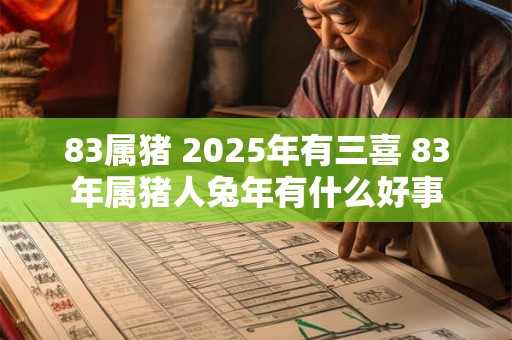 83属猪 2025年有三喜 83年属猪人兔年有什么好事