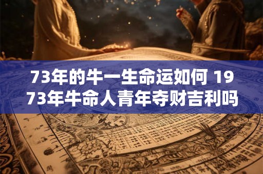 73年的牛一生命运如何 1973年牛命人青年夺财吉利吗