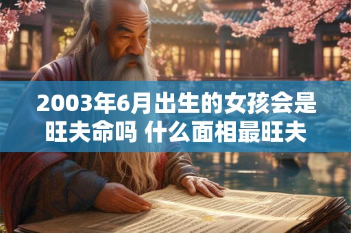 2003年6月出生的女孩会是旺夫命吗 什么面相最旺夫