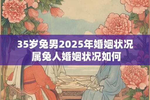 35岁兔男2025年婚姻状况 属兔人婚姻状况如何