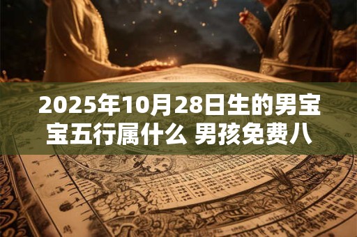 2025年10月28日生的男宝宝五行属什么 男孩免费八字起名