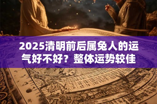2025清明前后属兔人的运气好不好？整体运势较佳