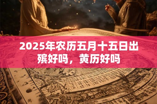 2025年农历五月十五日出殡好吗，黄历好吗