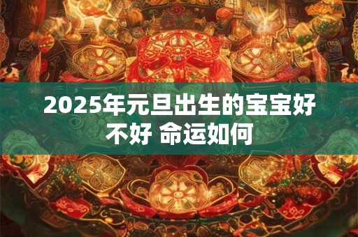 2025年元旦出生的宝宝好不好 命运如何
