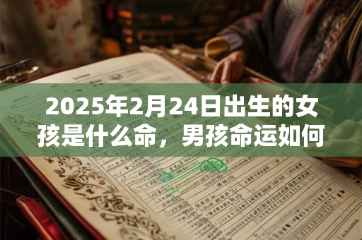 2025年2月24日出生的女孩是什么命，男孩命运如何
