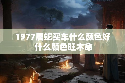 1977属蛇买车什么颜色好 什么颜色旺木命