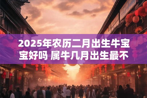 2025年农历二月出生牛宝宝好吗 属牛几月出生最不好