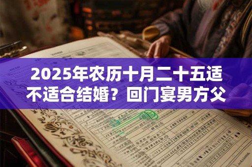 2025年农历十月二十五适不适合结婚？回门宴男方父母参加吗？