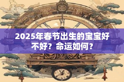 2025年春节出生的宝宝好不好？命运如何？