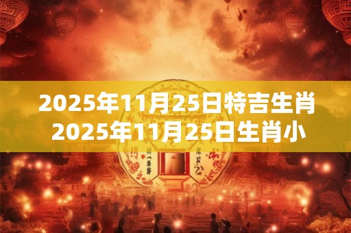 2025年11月25日特吉生肖 2025年11月25日生肖小运播报
