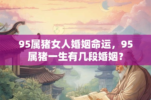 95属猪女人婚姻命运，95属猪一生有几段婚姻？