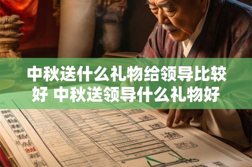 中秋送什么礼物给领导比较好 中秋送领导什么礼物好