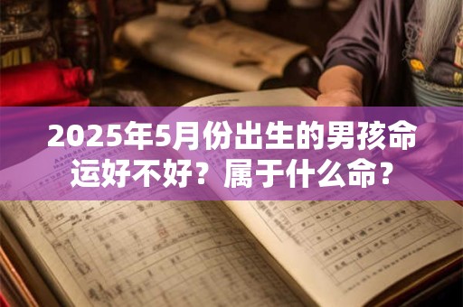2026年5月份出生的男孩命运好不好？属于什么命？