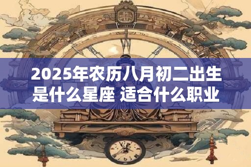 2025年农历八月初二出生是什么星座 适合什么职业