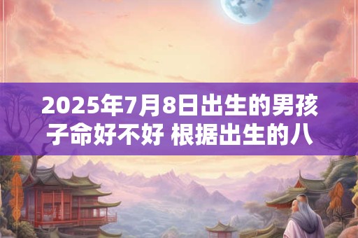 2025年7月8日出生的男孩子命好不好 根据出生的八字取名字