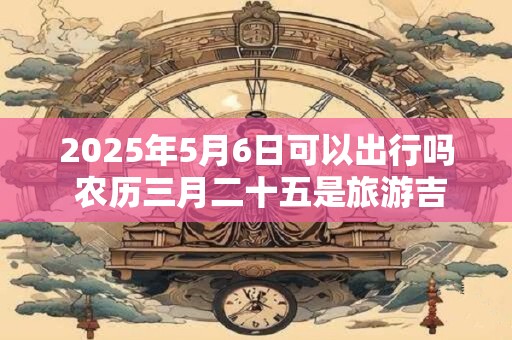 2025年5月6日可以出行吗 农历三月二十五是旅游吉日吗