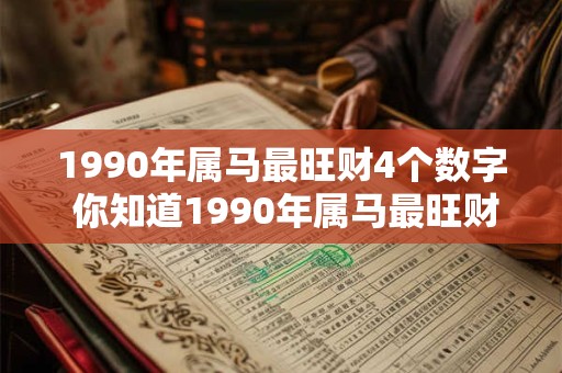 1990年属马最旺财4个数字 你知道1990年属马最旺财的4个数字吗