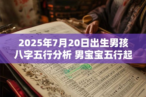2025年7月20日出生男孩八字五行分析 男宝宝五行起名大全