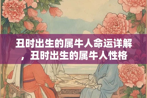 丑时出生的属牛人命运详解,丑时出生的属牛人性格 丑时出生的属牛人命运详解,丑时出生的属牛人性格