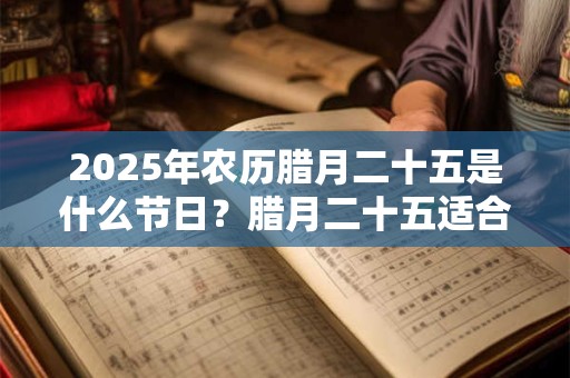 2026年农历腊月二十五是什么节日？腊月二十五适合乔迁吗？