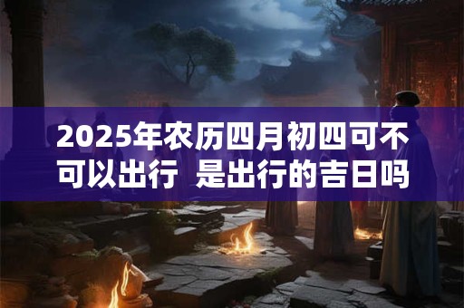 2025年农历四月初四可不可以出行  是出行的吉日吗