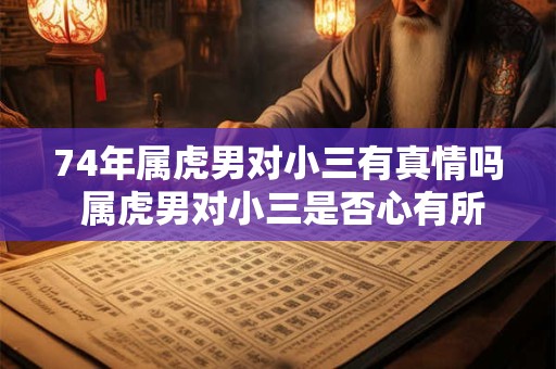 74年属虎男对小三有真情吗 属虎男对小三是否心有所属