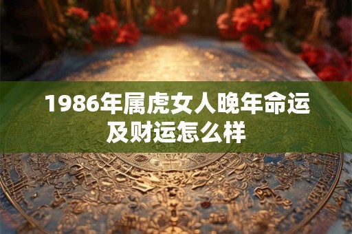 1986年属虎女人晚年命运及财运怎么样 1986年属虎女人晚年命运及财运怎么样