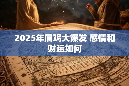 2025年属鸡大爆发 感情和财运如何