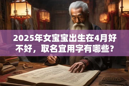 2025年女宝宝出生在4月好不好，取名宜用字有哪些？