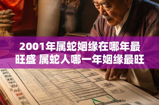 2001年属蛇姻缘在哪年最旺盛 属蛇人哪一年姻缘最旺