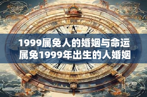 1999属兔人的婚姻与命运 属兔1999年出生的人婚姻和命运会如何发展