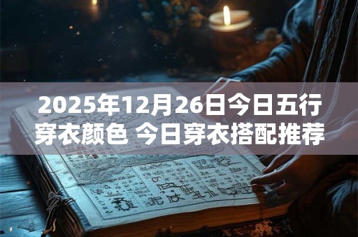 2025年12月26日今日五行穿衣颜色 今日穿衣搭配推荐 2025年12月26日今日五行穿衣颜色 今日穿衣搭配推荐
