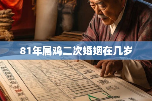 81年属鸡二次婚姻在几岁
