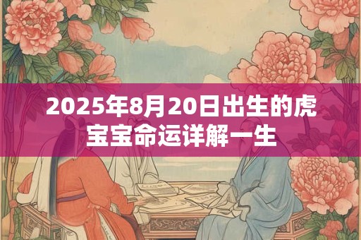 2025年8月20日出生的虎宝宝命运详解一生