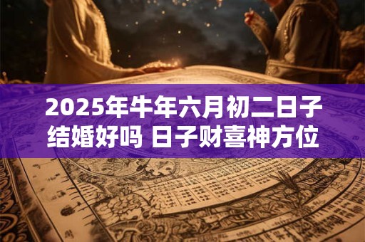 2025年牛年六月初二日子结婚好吗 日子财喜神方位 2025年牛年六月初二日子结婚好吗 日子财喜神方位