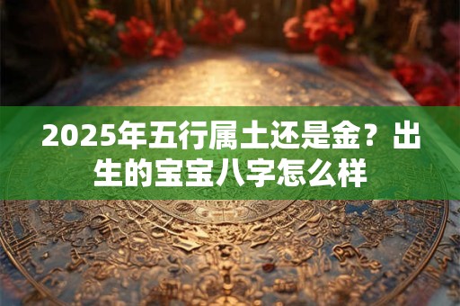 2025年五行属土还是金？出生的宝宝八字怎么样