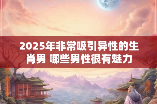 2025年非常吸引异性的生肖男 哪些男性很有魅力