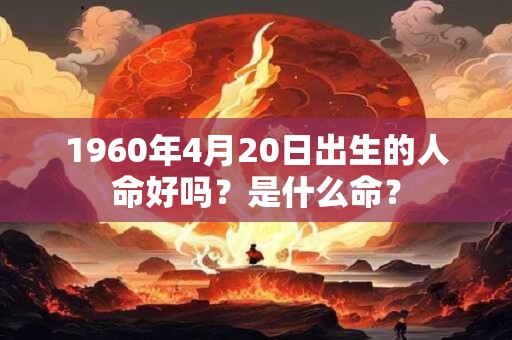 1960年4月20日出生的人命好吗？是什么命？