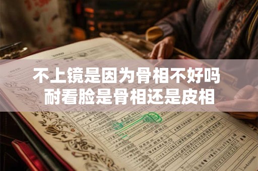 不上镜是因为骨相不好吗 耐看脸是骨相还是皮相