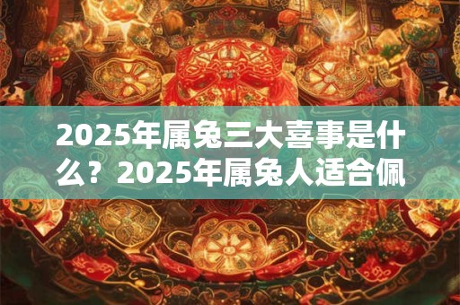 2025年属兔三大喜事是什么？2025年属兔人适合佩戴什么