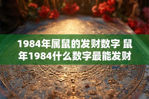1984年属鼠的发财数字 鼠年1984什么数字最能发财