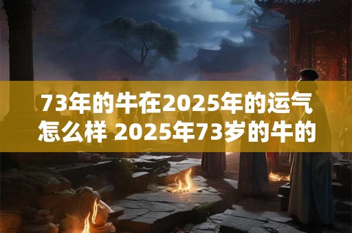 73年的牛在2025年的运气怎么样 2025年73岁的牛的运势如何