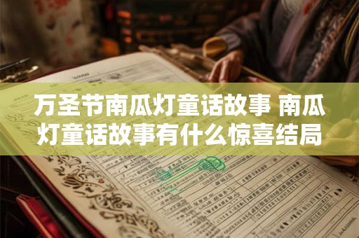 万圣节南瓜灯童话故事 南瓜灯童话故事有什么惊喜结局