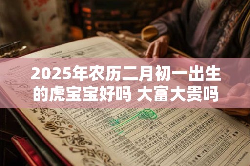 2025年农历二月初一出生的虎宝宝好吗 大富大贵吗